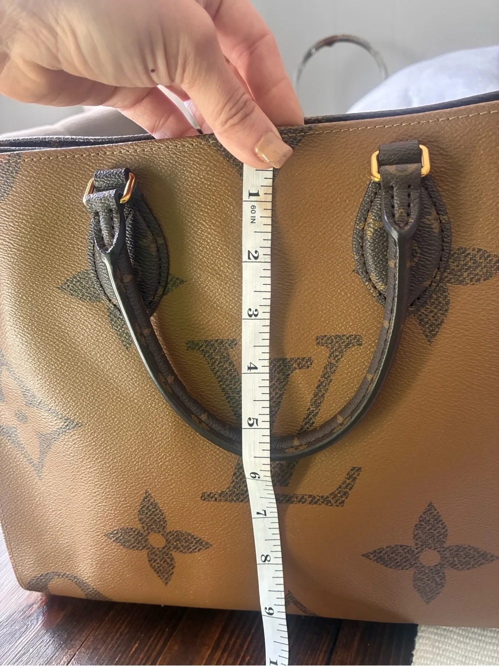 Louis Vuitton Monogram Giant Pattern Tote in Brown